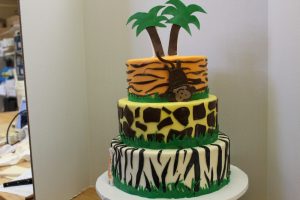 Jungle Baby Shower Cake