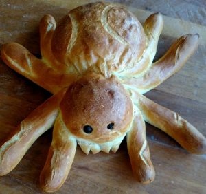 Halloween Spider Bread